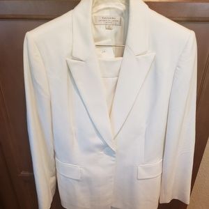 White pant suit